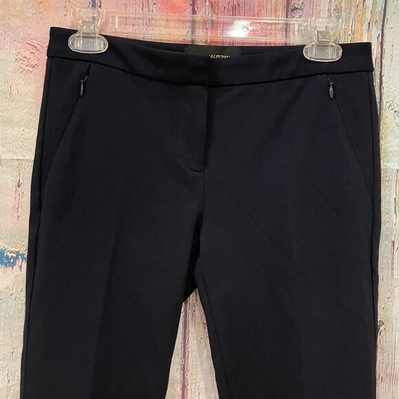 Kobi Halperin Alexandra Double-knit Pants Womens 2 Navy Blue Classic Ankle - Picture 8 of 11